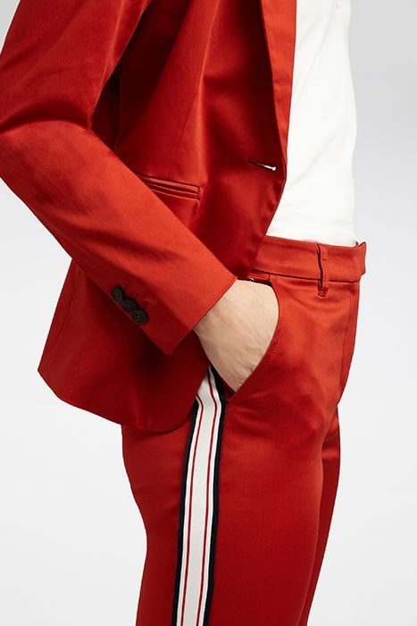 TROUSERS CASUAL LONG BURNED RED 24001472 2