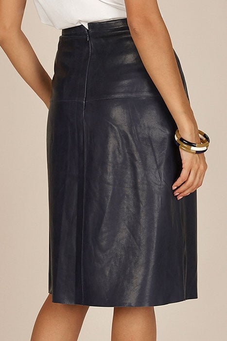 THE SKIRT PIPED PKT BLUE 3