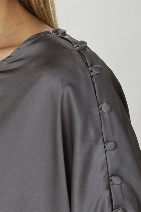 BOAT NECK POPOVER SHIRT GREY OX 4