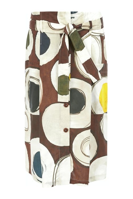 SKIRT APPLIED POCKETS + BELT S00255 1