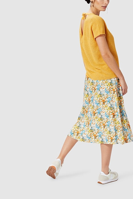 MIDI SKIRT PRINTED WHITE 2