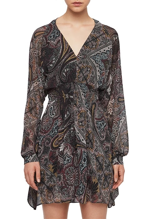 NICHOLA SCARF DRESS PURPLE 1