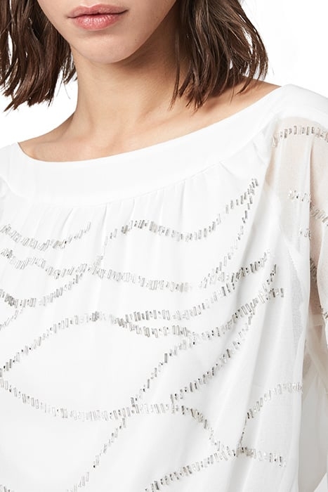 LACI EMBELLISHED DRE CHALK WHITE 2