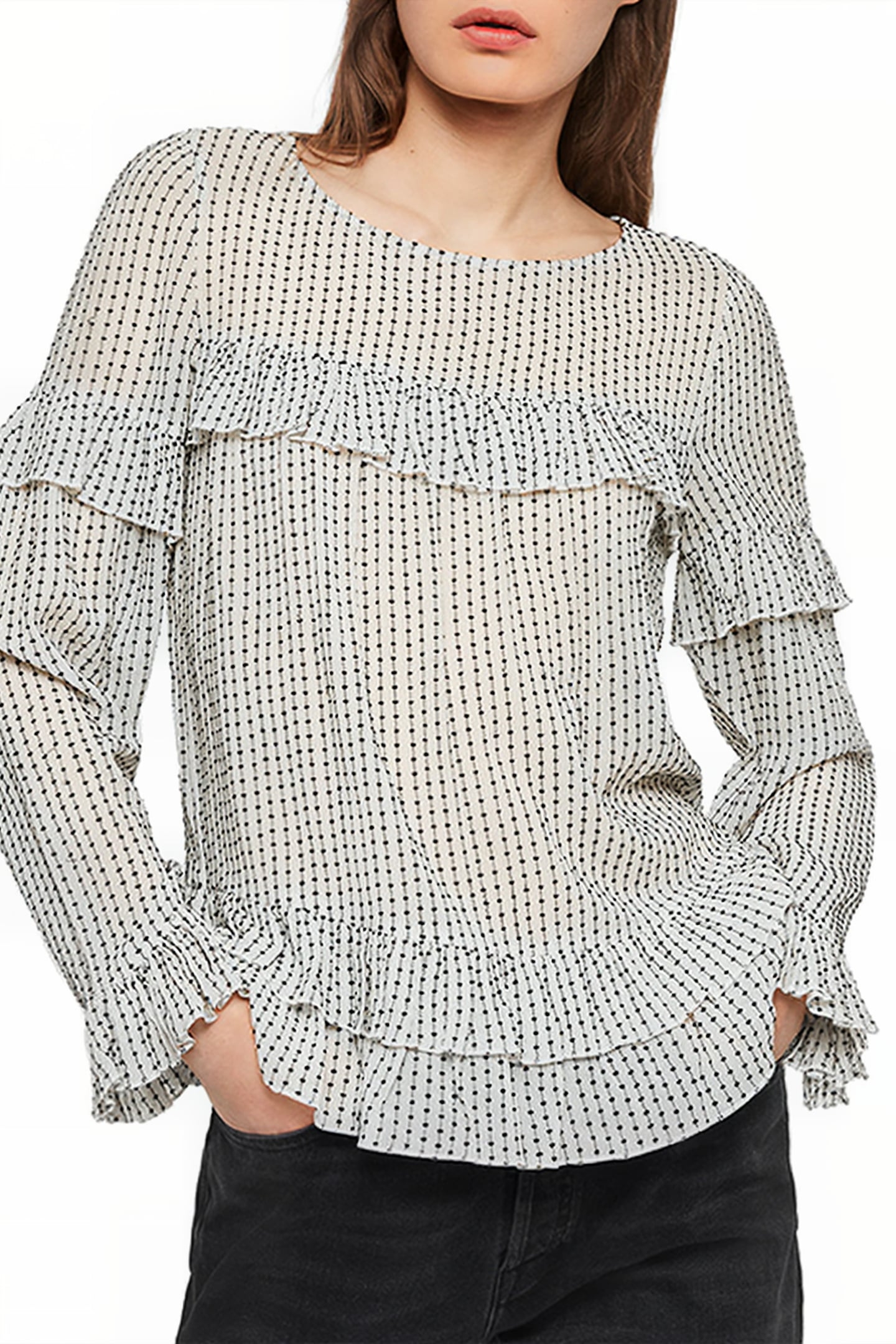 EVIA EMB TOP OYSTER WHITE 4