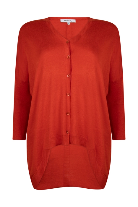 CARDIGAN LONG SLEEVES BEACHROSEMELANGE 1