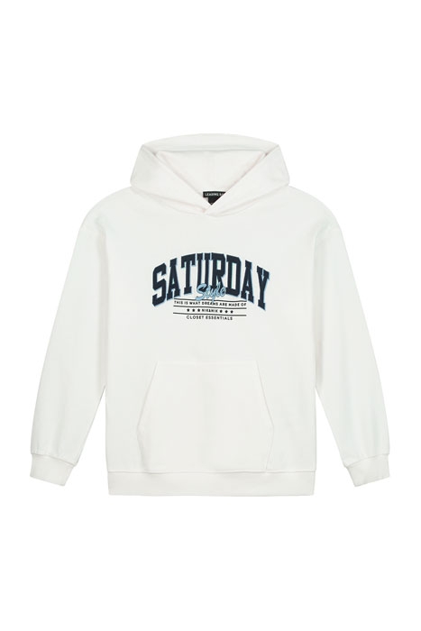 SATURDAY HOODIE OFF WHITE 1
