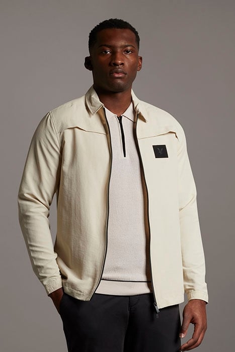 BLACK EAGLE YOKE DETAIL OVERSHIRT BLEACHED SAND 1