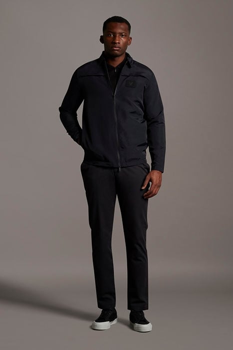 BLACK EAGLE YOKE DETAIL OVERSHIRT JET BLACK 3