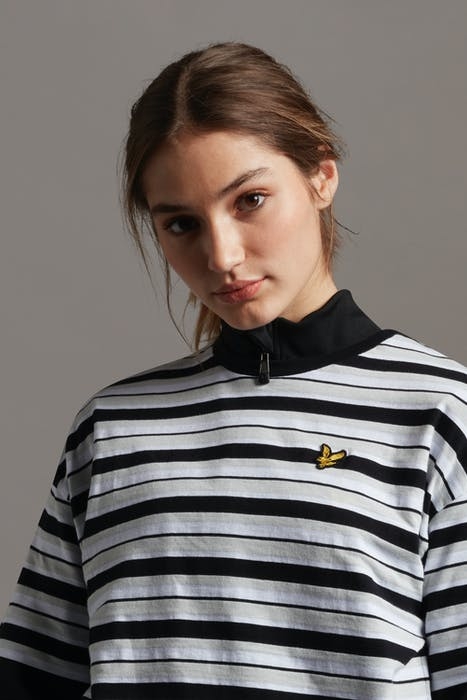 STRIPE T-SHIRT JET BLACK 4