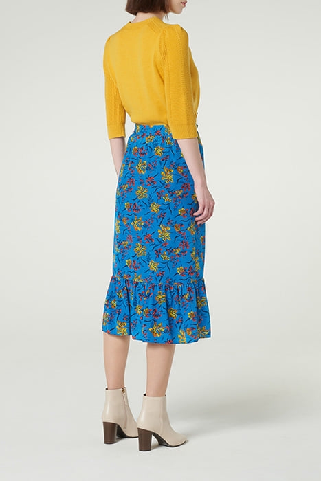 FLORENTIN MIDI SKIRT ULTRABLUE 3