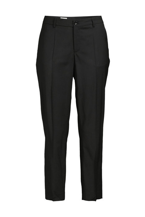 LUISA CROPPED COOL WOOL SLACK BLACK 6