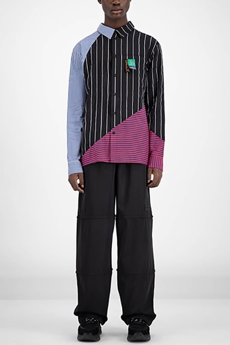 BLACK STRIPED HADEE SHIRT 2