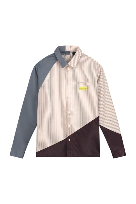 BEIGE STRIPED JADEE SHIRT 4