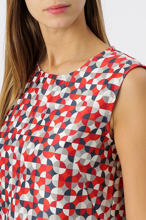 SHIRT SLLS STRIPED BOARD RED 3