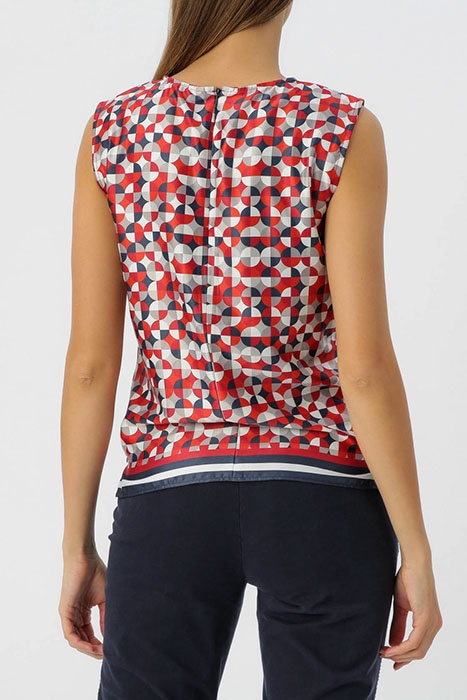 SHIRT SLLS STRIPED BOARD RED 2