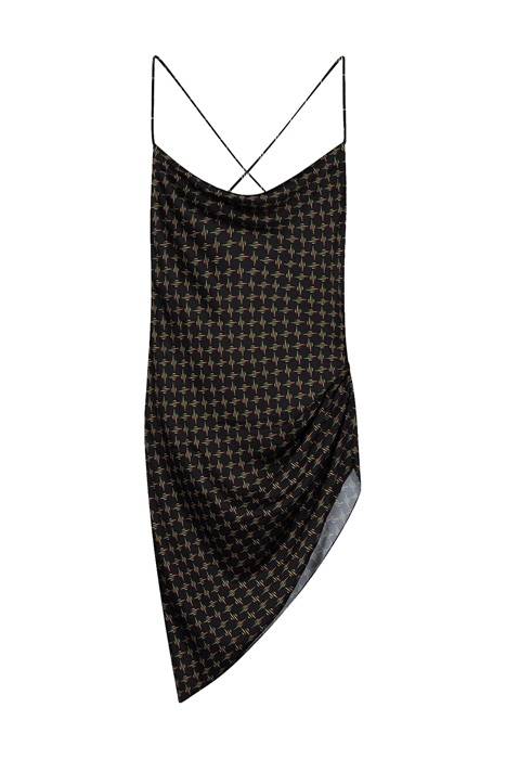 BLACK MONOGRAM REMONO DRESS 3