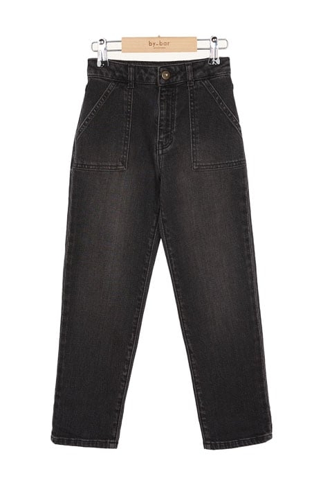 GIRLS SMILEY PANT JET BLACK 1