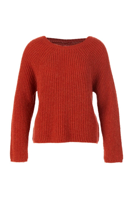 ROUND NECK RAGLAN PULLOVER ORANGE 1