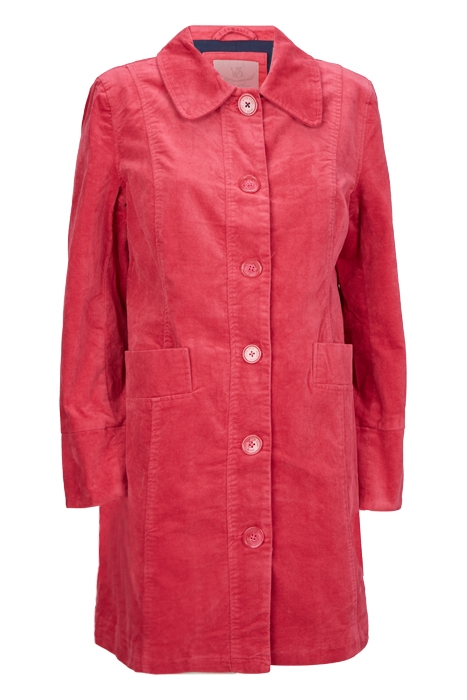 BROOK VELVET COAT PINK 1