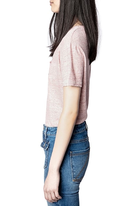 AMBER LIN WORD T-SHIRT LIN ORCHID 4