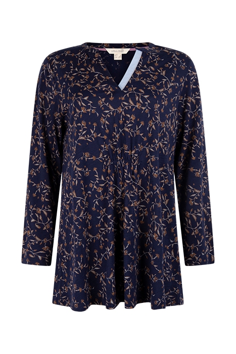 HALLIE JERSEY TUNIC NAVY MULTI 3
