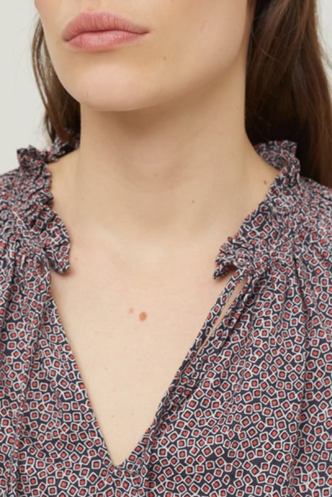 CLOSED SCARLETT BLOUSES AMARANTH RED 5