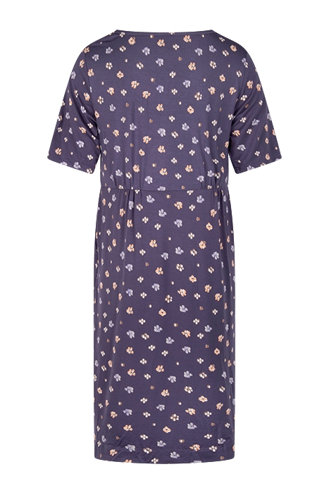 KARA ECO VERO JERSEY DRESS PURPLE MULTI 2