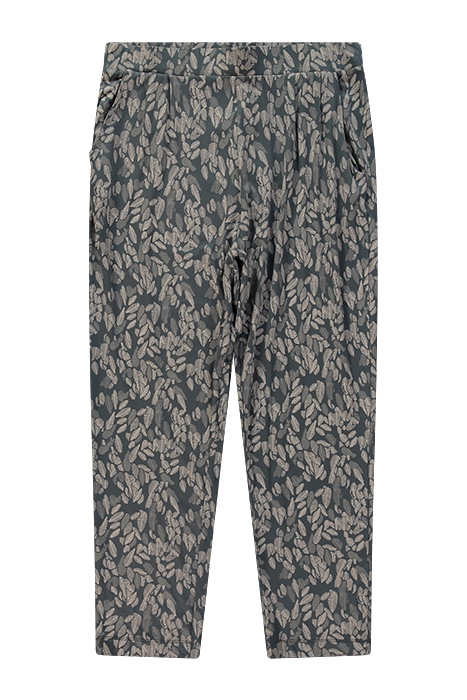MAISON JERSEY PRINTED TROUSER GREY PRINT 1
