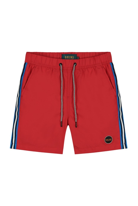 BOYS SWIM SHORT TOM TAPE FLAME RED 1