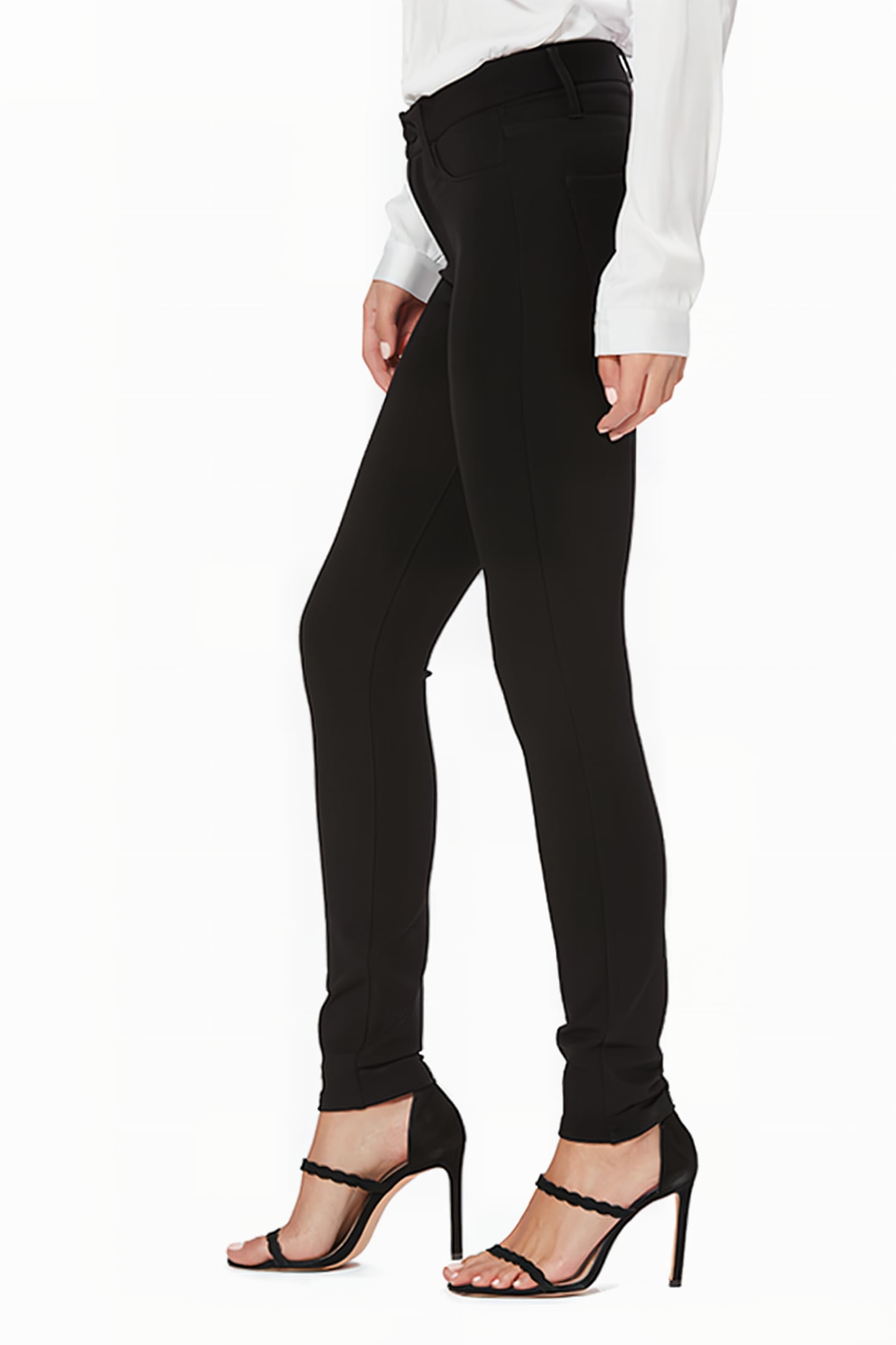 HOXTON ULTRA SKINNY PONTE PANT BLACK 4