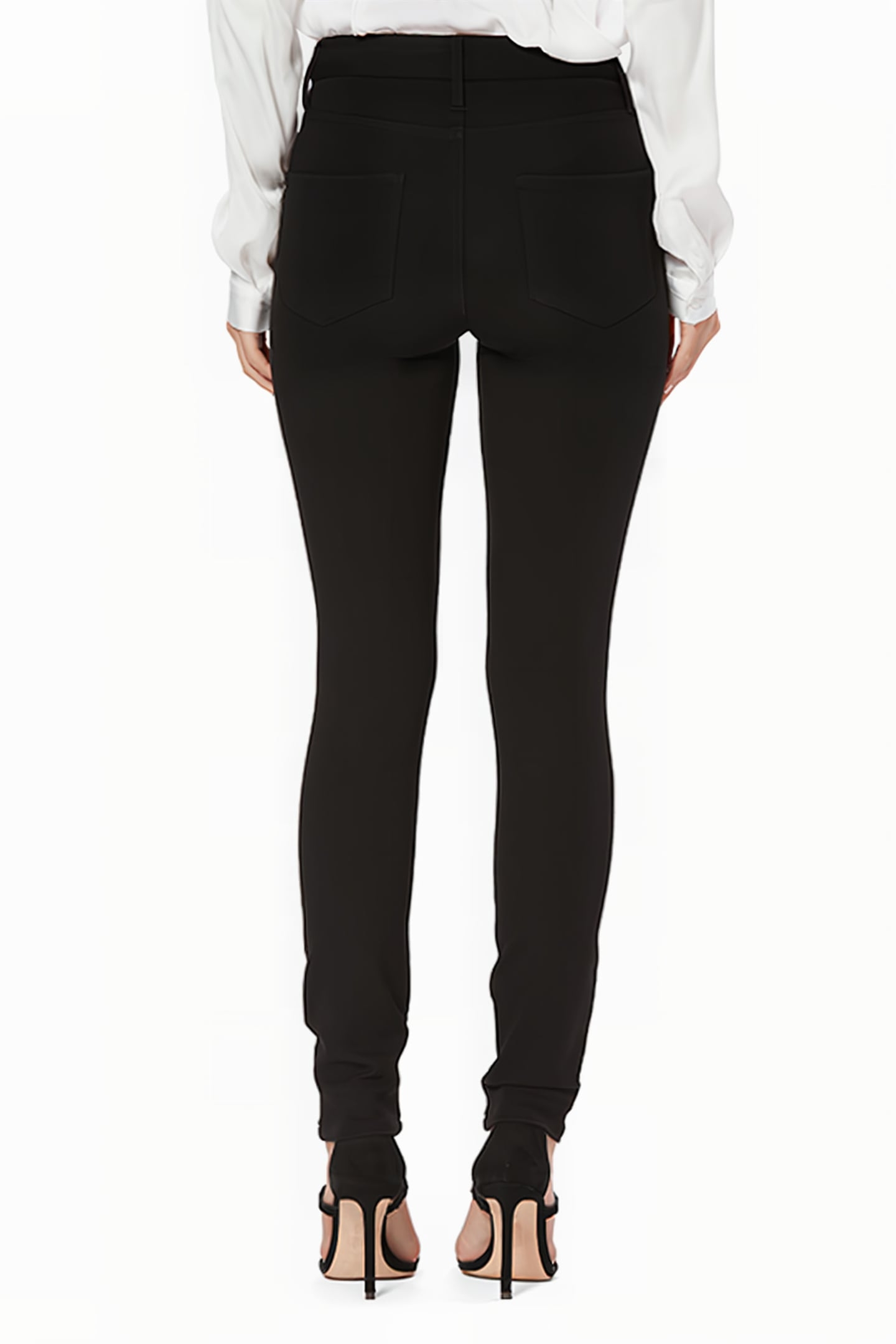 HOXTON ULTRA SKINNY PONTE PANT BLACK 2