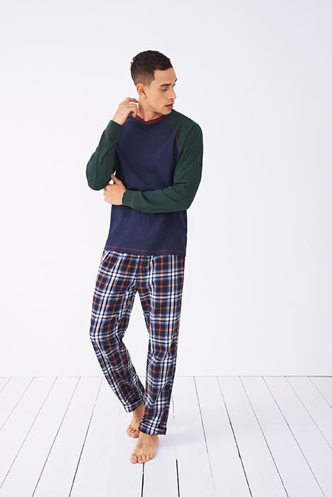 ROBBIE RAGLAN TEE NAVY MULTI 3