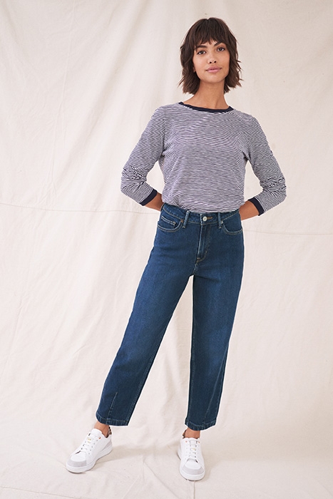 ROBYN BARREL JEAN MID DENIM 2