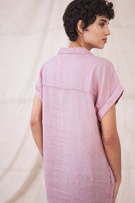 BANTU LINEN TUNIC LGT PINK 3