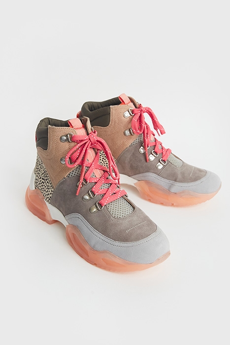 SAFFRON HYBRID HIGHTOP TRAINER GREY 2