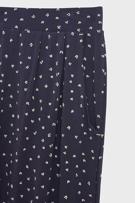 MAISON ECO VERO JERSEY TROUSER PURPLE MULTI 5