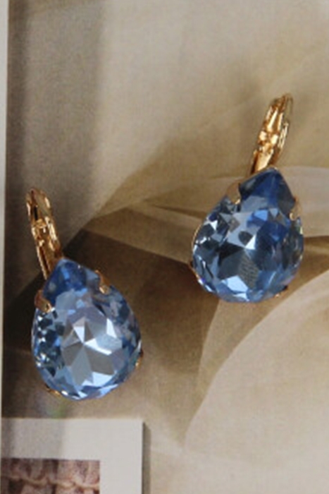 OTAZU LIGHT SAPPHIRE BLUE EARRINGS LIGHT BLUE 4