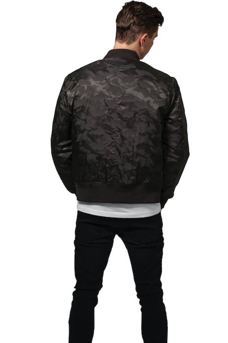 TONAL CAMO BOMBER JACKET DARK OLIVE 4