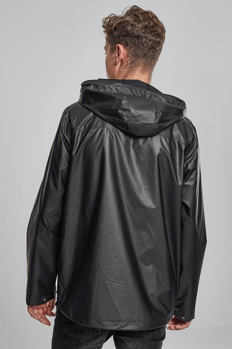 LIGHT PULL OVER JACKET BLACK 3