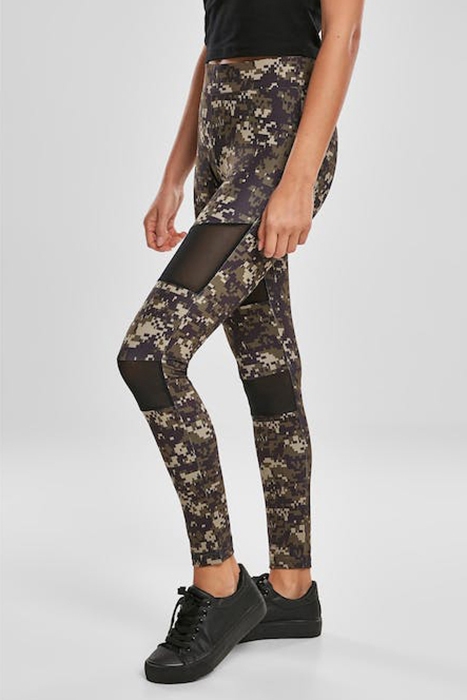 LADIES CAMO TECH MESH LEGGINGS WOOD DIGITAL CAMO 6