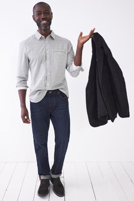 STEADMAN PRINT SHIRT WHITE MULTI 3