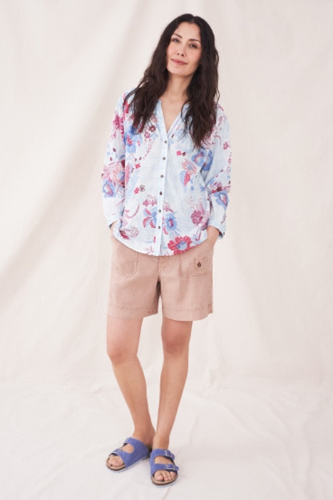 IDA COTTON SHIRT IVORY MULTI 2