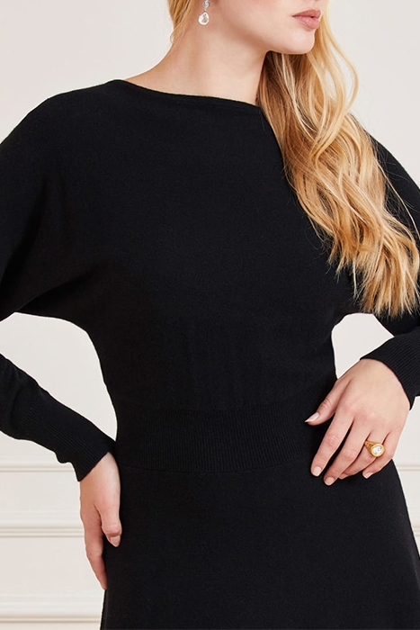 JENNY SWEATER DRESS JET BLACK A996 3