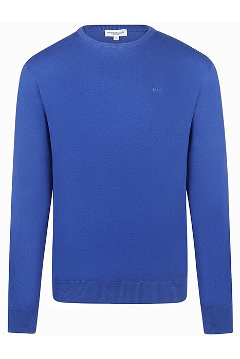 C-NECK COTTON/NYLON/MERINO MAZARINE BLUE 1
