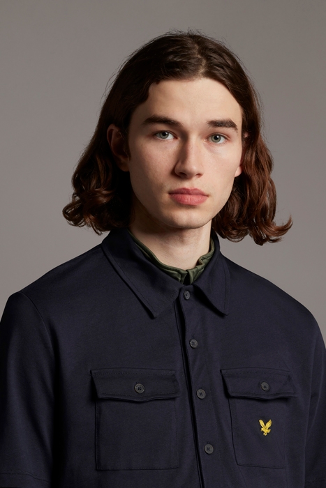 TWO POCKET POLO SHIRT DARK NAVY 4