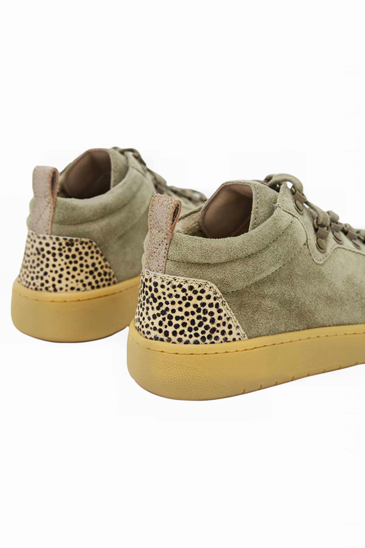MELODY MID TOP TRAINER KHAKI GREEN 4