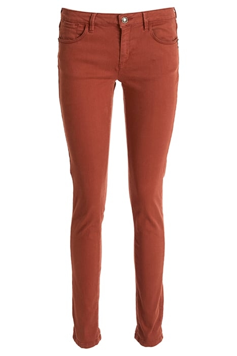 FITTED DENIM PANTS RED 1