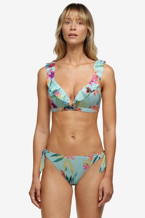 SW BRA TSHIRT BOWIE TROPICAL LILY FLOWERS PRINT 4