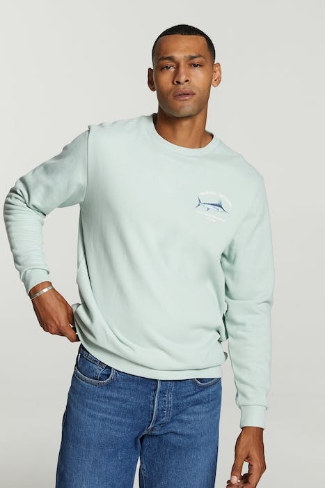 MEN SWEATER MARLIN SEA FOAM GREEN 2
