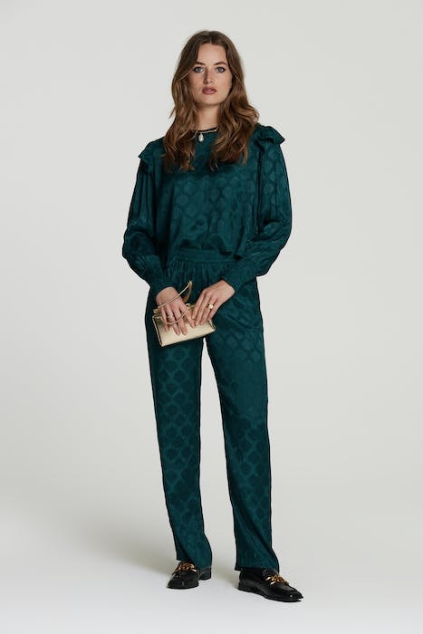 LADIES SAN MARINO BLOUSE BAROQUE JAQUARD 3